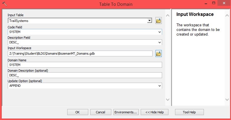 Geoprocessing Tool