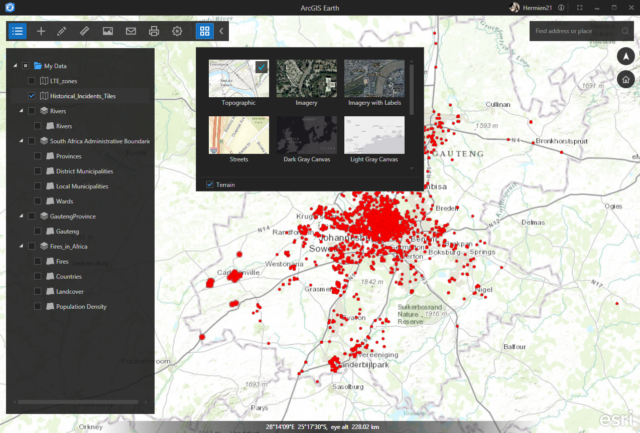 ArcGIS Earth screen shot