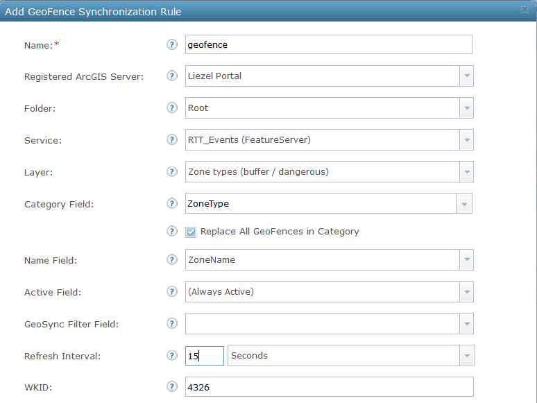 5 geofence sync