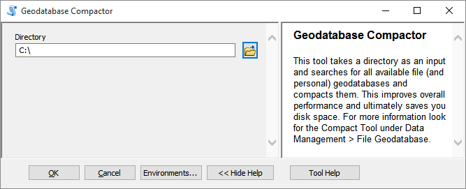 Geodatabase Compactor